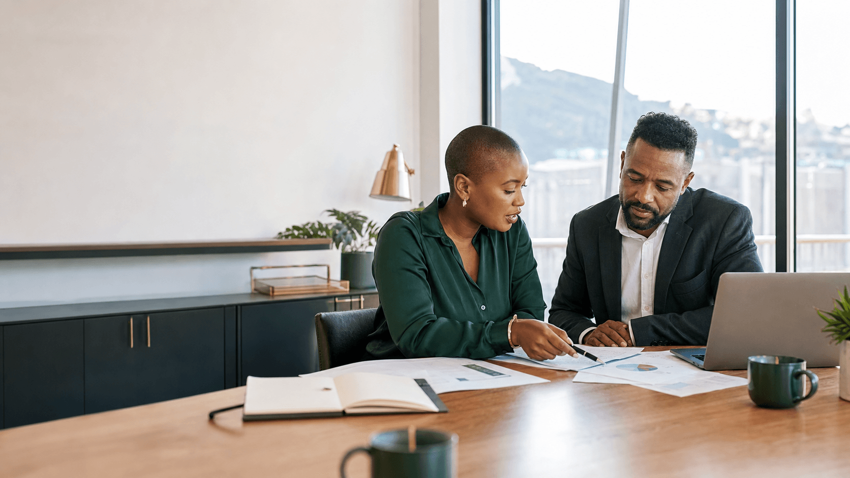 An accounting professional advising a South African business owner